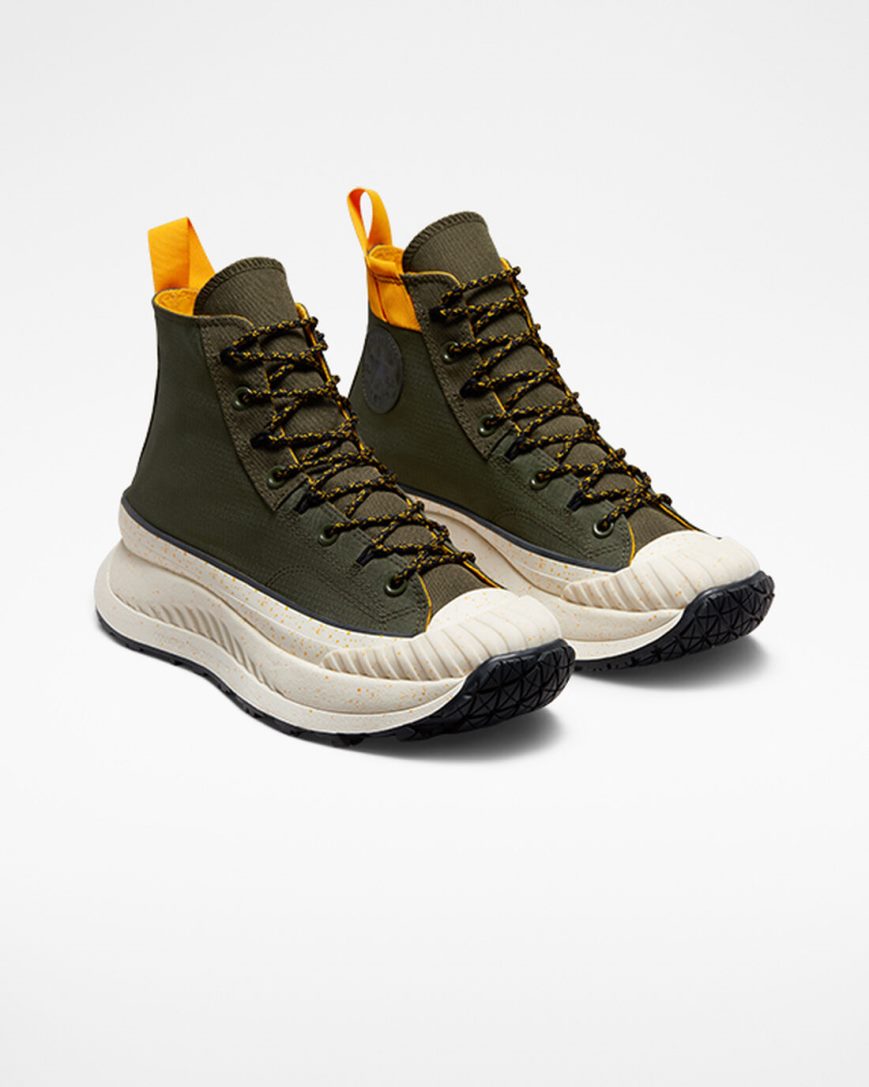Men's Converse Chuck 70 AT-CX Rugged Basics High Top Shoes Olive / Green / Yellow / Black | AU 49C81U